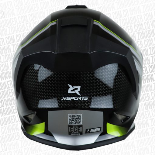 CASCO X SPORTS V151 BRIGTH NEGRO AMARILLO 4 - ZONABIKER LA 21 6