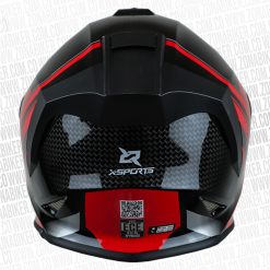 CASCO X SPORTS V151 BRIGTH NEGRO ROJO 4 - ZONABIKER LA 21 10