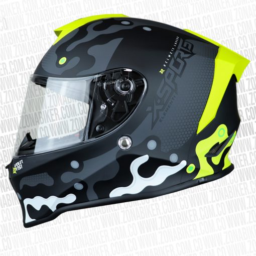 CASCO X SPORTS V151 ELEMENT GRIS AMARILLO 1 - ZONABIKER LA 21 3