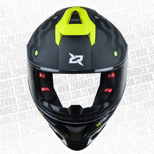 CASCO X SPORTS V151 ELEMENT GRIS AMARILLO 3 - ZONABIKER LA 21 5