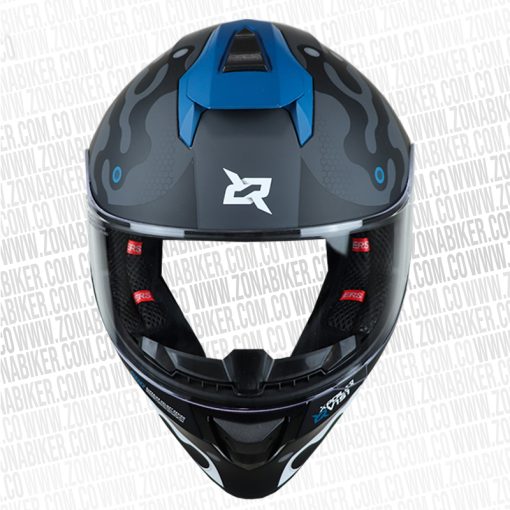 CASCO X SPORTS V151 ELEMENT GRIS AZUL 3 - ZONABIKER LA 21 5
