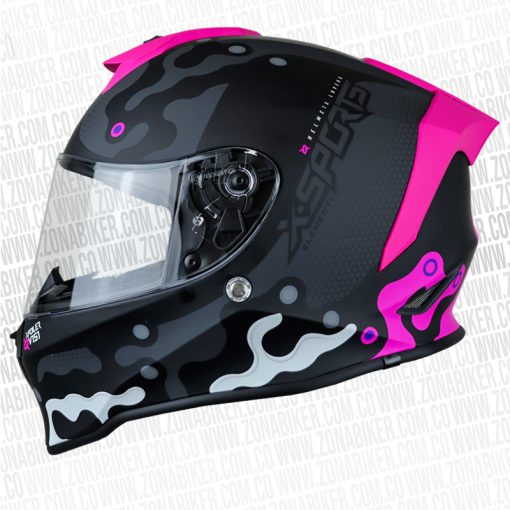 CASCO X SPORTS V151 ELEMENT GRIS ROSADO 1 - ZONABIKER LA 21 3