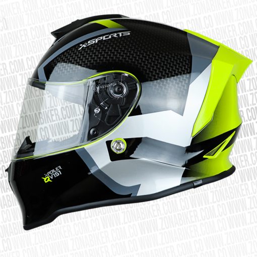 CASCO X SPORTS V151 ORGN NEGRO AMARILLO 1 1 - ZONABIKER LA 21 3