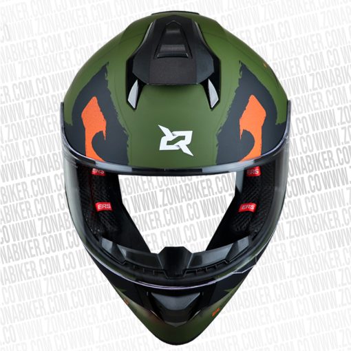CASCO X SPORTS V151 SWAMP VERDE NARANJA 3 - ZONABIKER LA 21 5