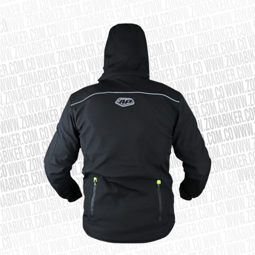 CHAQUETA AP CASUAL ZIPPER NEGRO NEON 3 - ZONABIKER LA 21 5