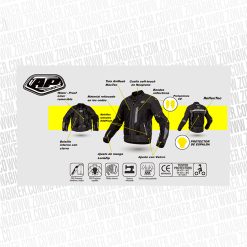 CHAQUETA AP VR MESH MISANO NEGRO GRIS 2 - ZONABIKER LA 21 9