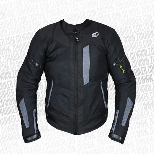 Chaqueta Ap Verano Mesh Misano Negro Gris 1 - ZONABIKER LA 21 3
