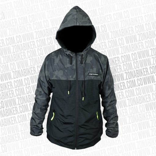 CORTAVIENTO PREMIUM CAMUFLADA GRIS - ZONABIKER LA 21 3