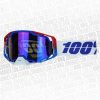 LENTES CROSS 100 ARMEGA AZUL ROJO VISOR IRIDIUM MORADO - ZONABIKER LA 21 1