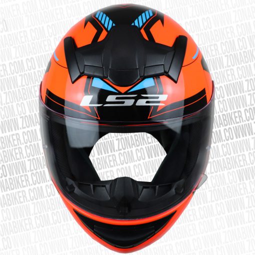 CASCO LS2 352 BETHA NARANJA NEON NEGRO 3 - ZONABIKER LA 21 5