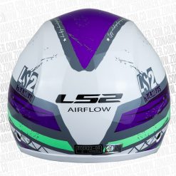 CASCO LS2 562 AIRFLOW RONNIE BLANCO MORADO NEON 4 - ZONABIKER LA 21 10