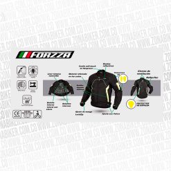 CHAQUETA FZZ ST MAXTEC ASSEN NEGRO 4 - ZONABIKER LA 21 9