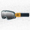 Lentes Cross 100 Clasica Gris Negro Visor Plateado11 - ZONABIKER LA 21 1
