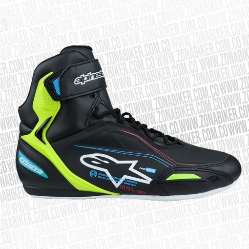 Botas Alpinestars Faster 3 Amarillo Azul 2 - ZONABIKER LA 21 3