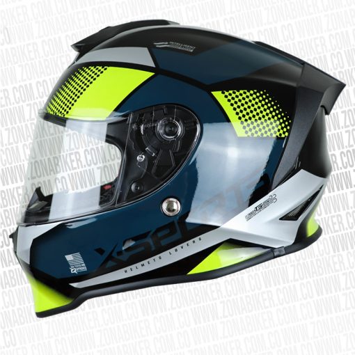 Casco X Sports V151 Lexot Azul 1 - ZONABIKER LA 21 3