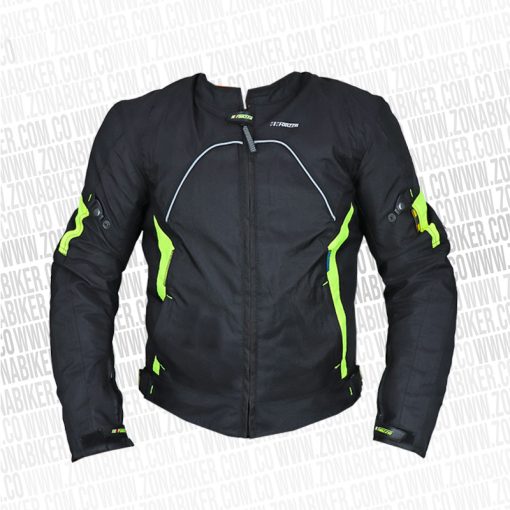 Chaqueta Forza St Maxtec Sepang Negro Verde 1 - ZONABIKER LA 21 3