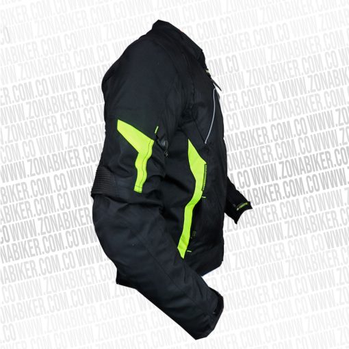 Chaqueta Forza St Maxtec Sepang Negro Verde 2 - ZONABIKER LA 21 4
