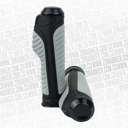 Grips Ergonomico Man 079 Gris Negro - ZONABIKER LA 21 3