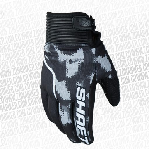 Guantes Shaft Stunt Dragster Negro Blanco 1 - ZONABIKER LA 21 3