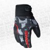 Guantes Shaft Stunt Dragster Negro Rojo - ZONABIKER LA 21 1