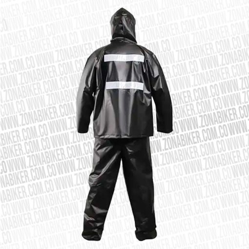Impermeable Tech 50Rw Pvc Negro 2 - ZONABIKER LA 21 4