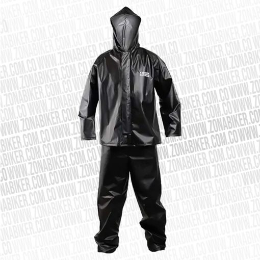 Impermeable Tech 50Rw Pvc Negro - ZONABIKER LA 21 3