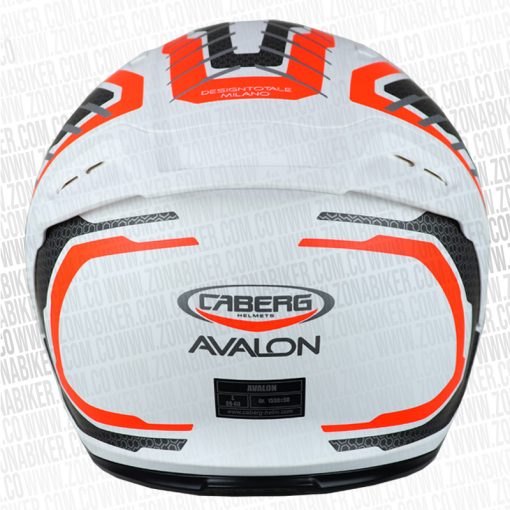 Casco Caberg Avalon Forge Blanco Naranja 4 - ZONABIKER LA 21 6