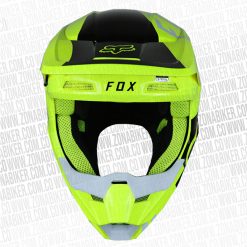 Casco Fox V1 Skew Flox Amarillo 3 - ZONABIKER LA 21 9