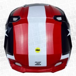 Casco Fox V1 Ultra Rojo Azul 4 - ZONABIKER LA 21 10