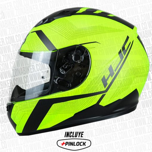 Casco Hjc CS 15 Faren Mc4hsf Verde 1 - ZONABIKER LA 21 3