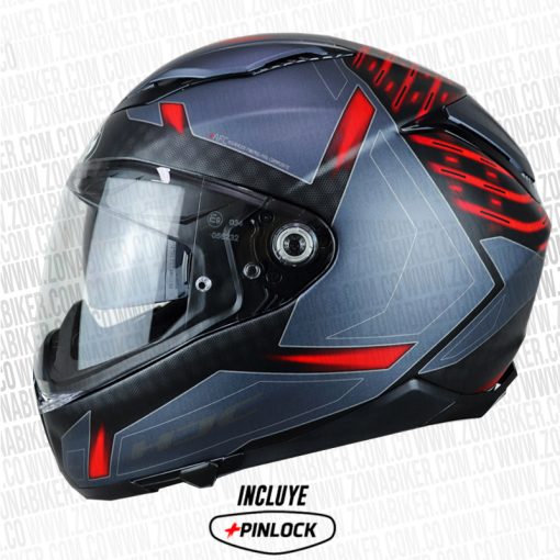 Casco Hjc F70 Dever Mc1sf Rojo 1 - ZONABIKER LA 21 3