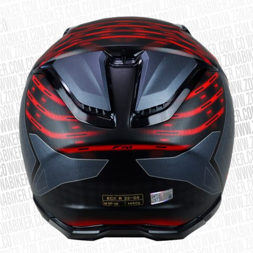 Casco Hjc F70 Dever Mc1sf Rojo 4 - ZONABIKER LA 21 6
