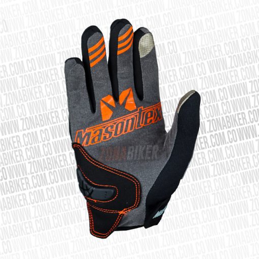 Guante Prot Mto 30 Negro Naranja 2 - ZONABIKER LA 21 4