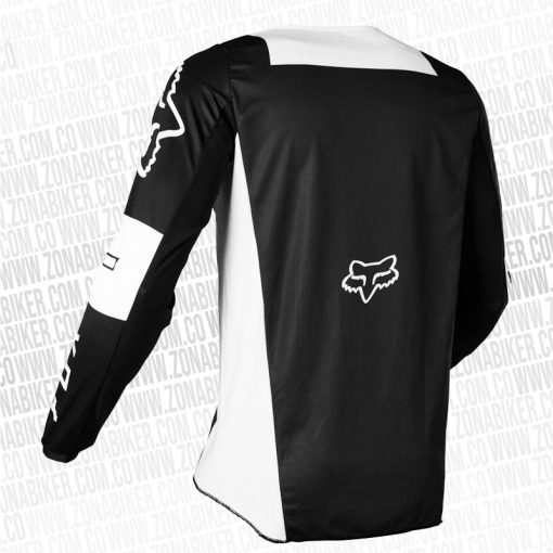 Jersey Fox 180 Lux Blanco Negro 2 - ZONABIKER LA 21 4