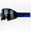 Lentes Cross Shaft 16 Evo Negro Azul Visor Smoke - ZONABIKER LA 21 1