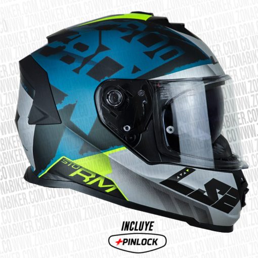 Casco Ls2 800 Storm Sprinter Silver 2 - ZONABIKER LA 21 4