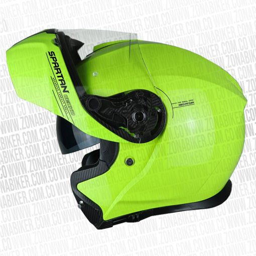 Casco Spartan Geck Sv Amarillo Fluorescente 1 - ZONABIKER LA 21 3