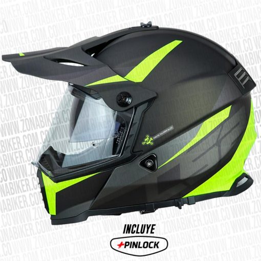 Casco Ls2 Mx436 Pioneer Router Amarillo Neon 1 - ZONABIKER LA 21 2
