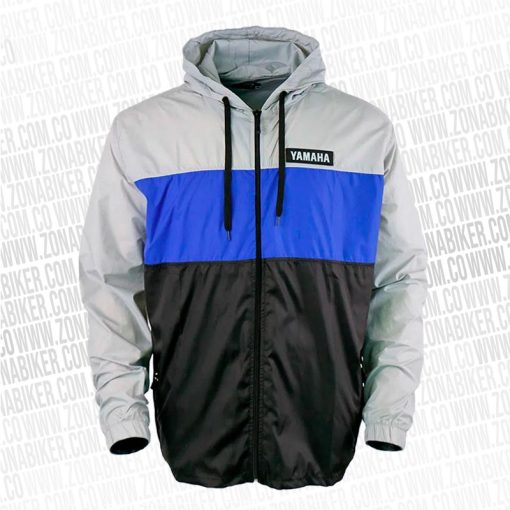 Cortaviento Yamaha Gris Azul Negro - ZONABIKER LA 21 3