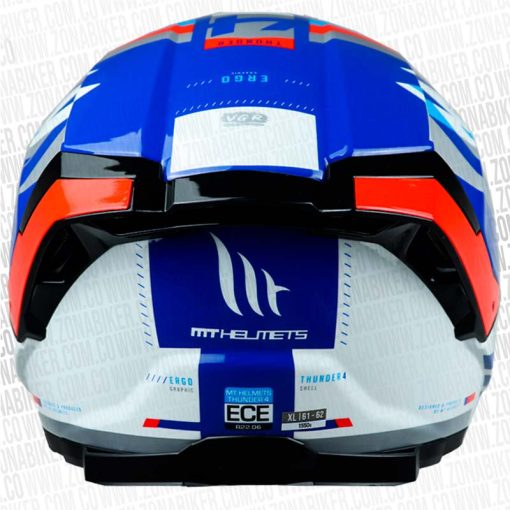 Casco Mt Thunder 4Sv Ergo C7 Azul Perla 4 - ZONABIKER LA 21 6