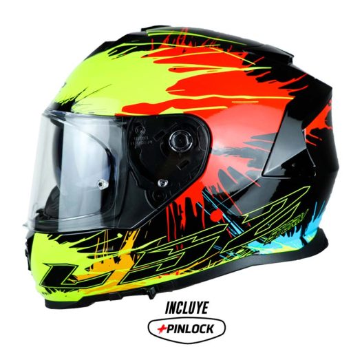 Casco Ls2 800 Storm Drop Amarillo 1 - ZONABIKER LA 21 3