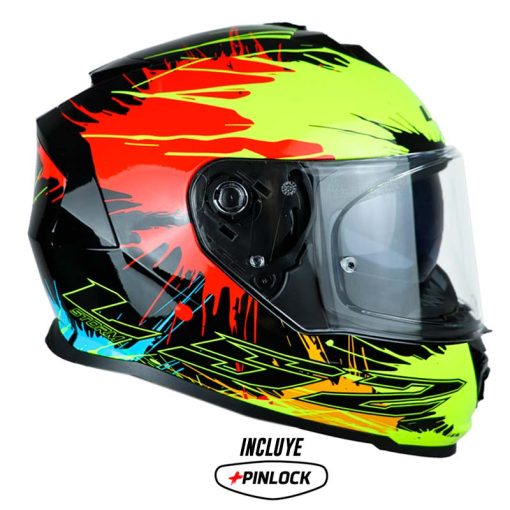Casco Ls2 800 Storm Drop Amarillo 2 - ZONABIKER LA 21 4