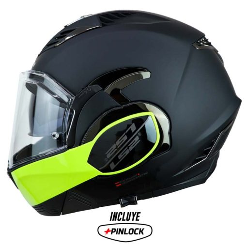 Casco Ls2 900 Valiant Il Hammer Negro Amarillo Neon 1 - ZONABIKER LA 21 3