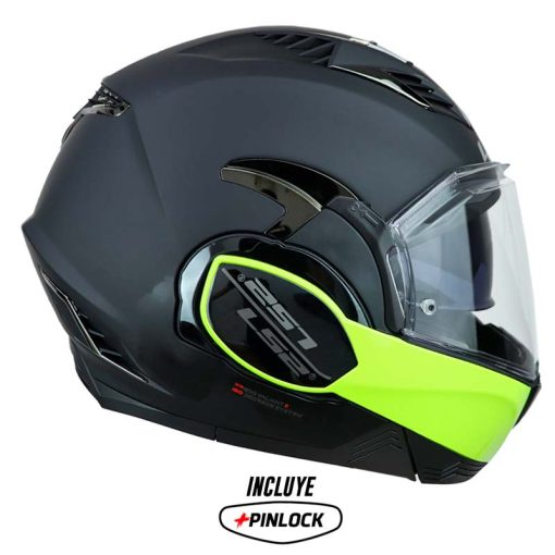 Casco Ls2 900 Valiant Il Hammer Negro Amarillo Neon 2 - ZONABIKER LA 21 4