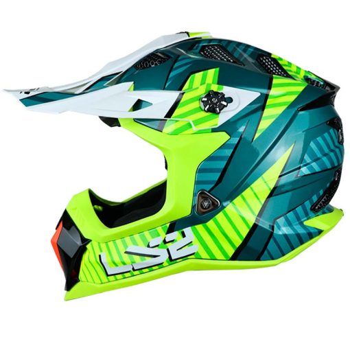 Casco Ls2 Mx 700 Subverter Astro Verde Amarillo 1 - ZONABIKER LA 21 3