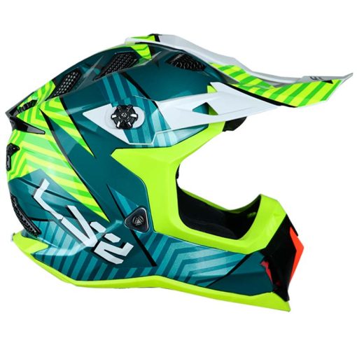 Casco Ls2 Mx 700 Subverter Astro Verde Amarillo 2 - ZONABIKER LA 21 4