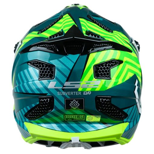 Casco Ls2 Mx 700 Subverter Astro Verde Amarillo 4 - ZONABIKER LA 21 6