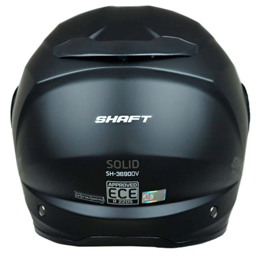 Casco Shaft 3690Dv Solid Negro Visor Iridium 4 - ZONABIKER LA 21 6