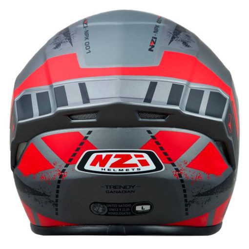 Casco Nzi Trendy Canadian Rojo 4 - ZONABIKER LA 21 6