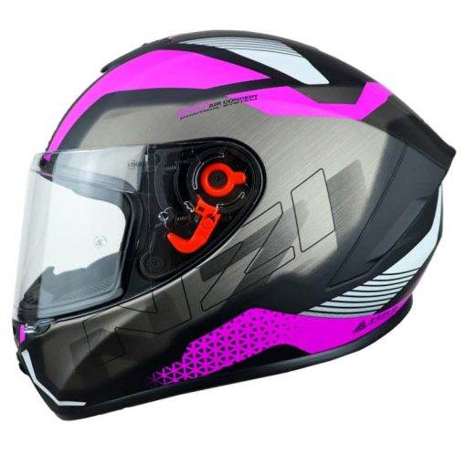 Casco Nzi Trendy Metal Negro Morado 1 - ZONABIKER LA 21 3